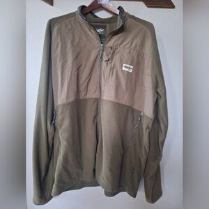 Howler Bros Jacket Mens XL Green Talisman Grid Fleece Full Zip Huckberry
